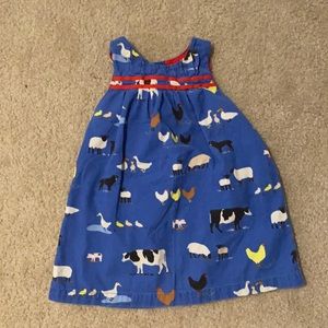 Baby Boden farm animal dress